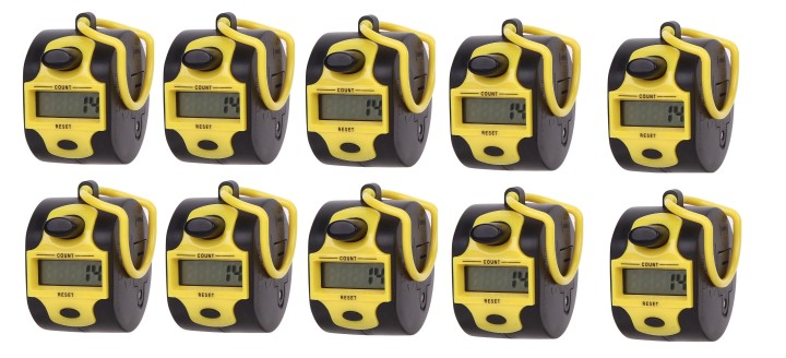 Manuale a 5 cifre contatore digitale lcd 5 cifre del contatore persona segnare punti tondi cnt2 eclats antivols - 2