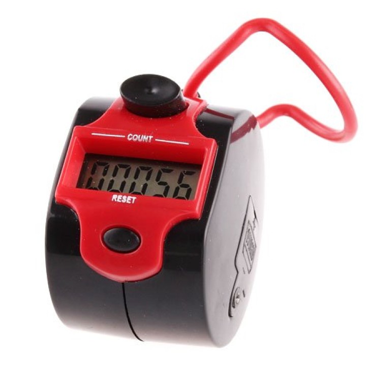 Digital tally counter 5 digits counts from 0 - 99999 accurate attendance counts, lap counts, golf scores and tallies eclats anti