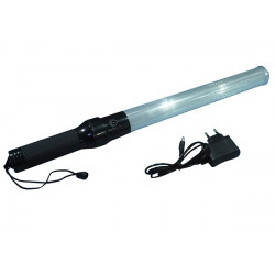 Baton rechargeable torch light white traffic signaling plane car road policing