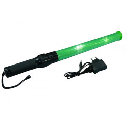 Baton rechargeable torch light green traffic signaling plane car road policing