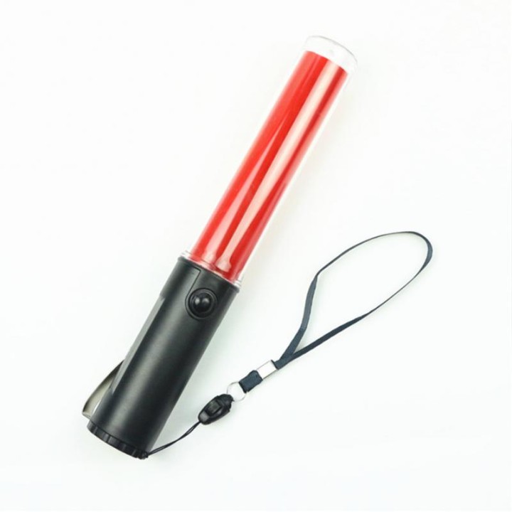 Bastone luminoso da 26 cm torcia a LED che illumina il traffico stradale dell'aeroporto a luce rossa eclats antivols - 8