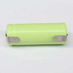 10 x 1.2V batería recargable 2 / 3AAA 400mah 2/3 AAA ni-mh nimh cell con los pernos de la pestaña eclats antivols - 1