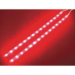 Double self adhesive led strip 12vdc red with on off button velleman - 1