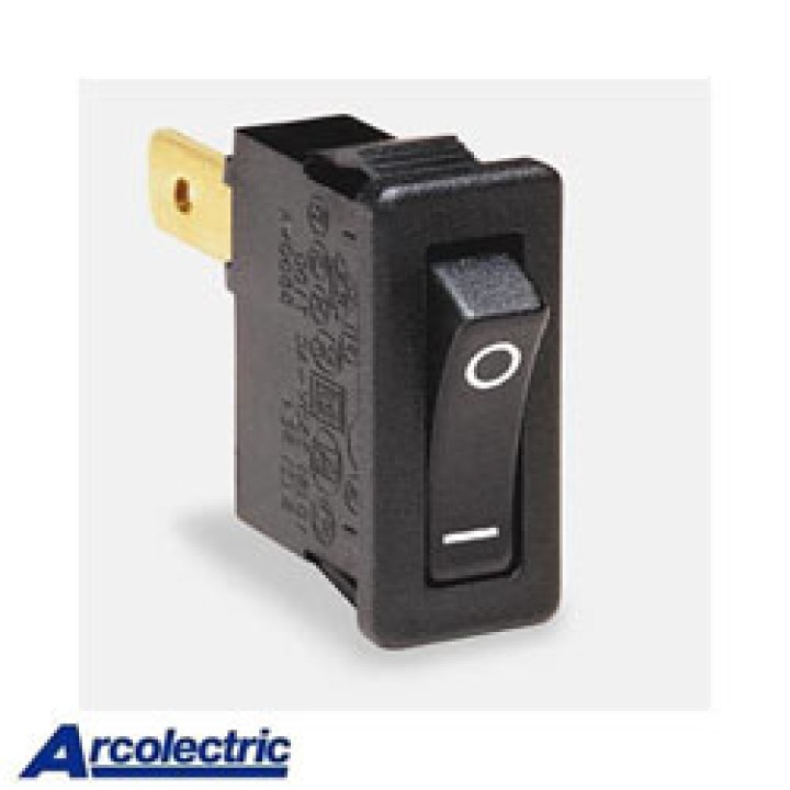 Schalter arcolectric schmaler Rocker h8800 auf aus 15a 250v Öse 4,8 x 0,8mm C8800VAAB Serie 8800 eclats antivols - 1