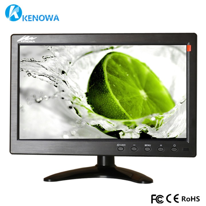 Monitor LCD da 10,1 "Mini TV e schermo del computer Schermo a colori 2 canali Monitor di sicurezza eclats antivols - 1