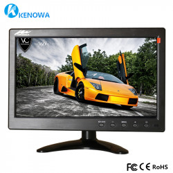 10.1 "LCD HD Monitor Mini TV y pantalla de computadora Pantalla en color 2 canales Video Input Security eclats antivols - 4