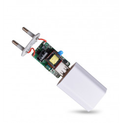 5V 1A Cargador de pared USB Travel Moblie Phone Adaptador de corriente para enchufe de CA de la UE eclats antivols - 5