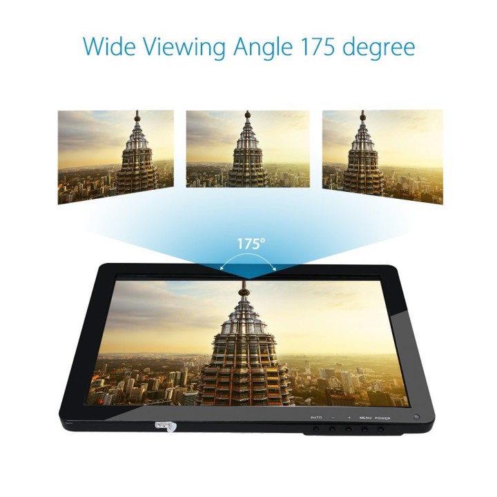 Monitor LCD da 17 pollici Panoramic1280x1024 Risoluzione Schermo video HD FHD 1080P 4: 3 HDMI BNC VGA eclats antivols - 2