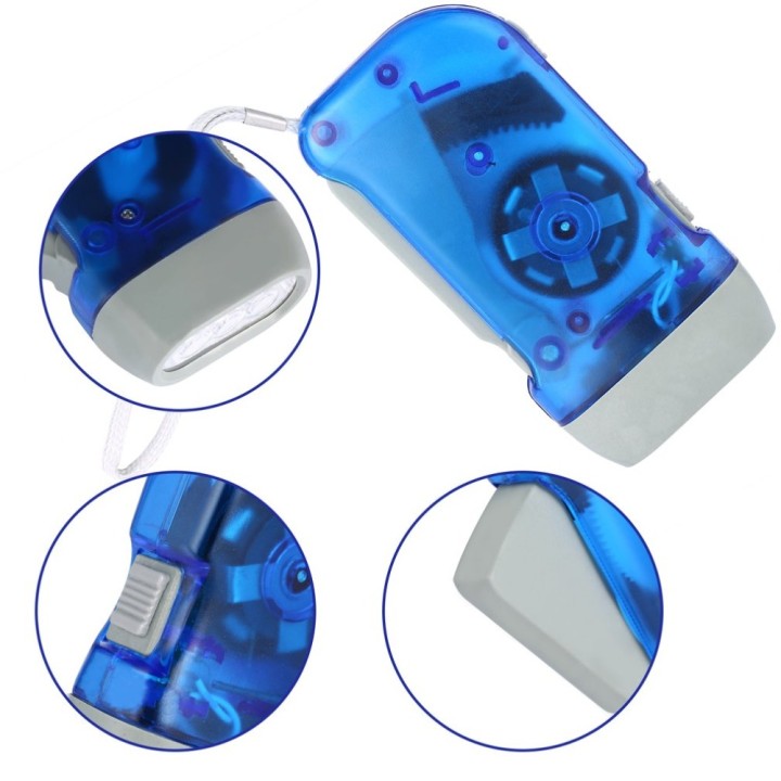 Dynamo led taschenlampe gratis beleuchtung lag006.5107 ippag - 1