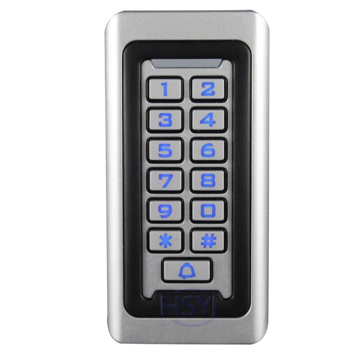 Clavier metal autonome controle acces 12v 24v WIEGAND 26  ip68 jr international - 1