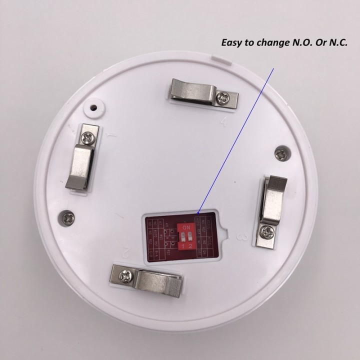 Kabelgebundener Rauchmelder 12V 24V Temperaturalarm Kontaktrelais jr international - 2