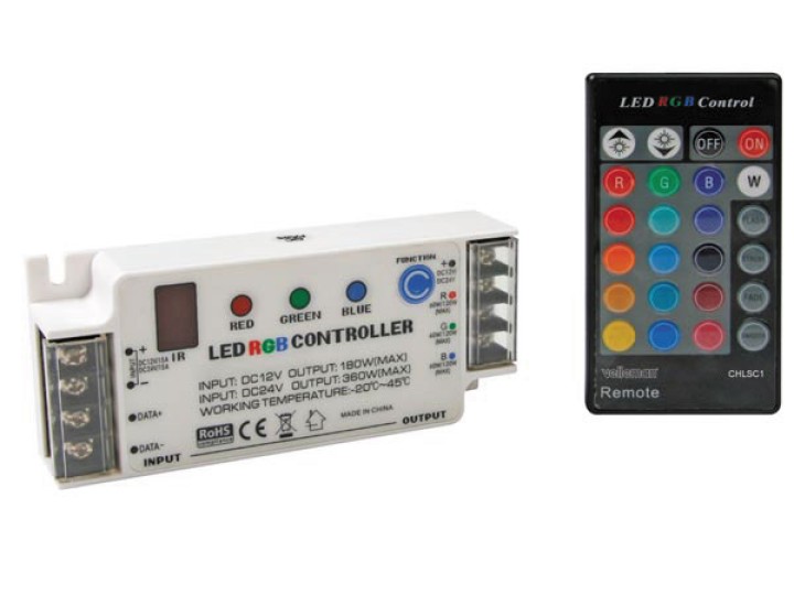 Controlador led rgb con mando a distancia velleman - 1