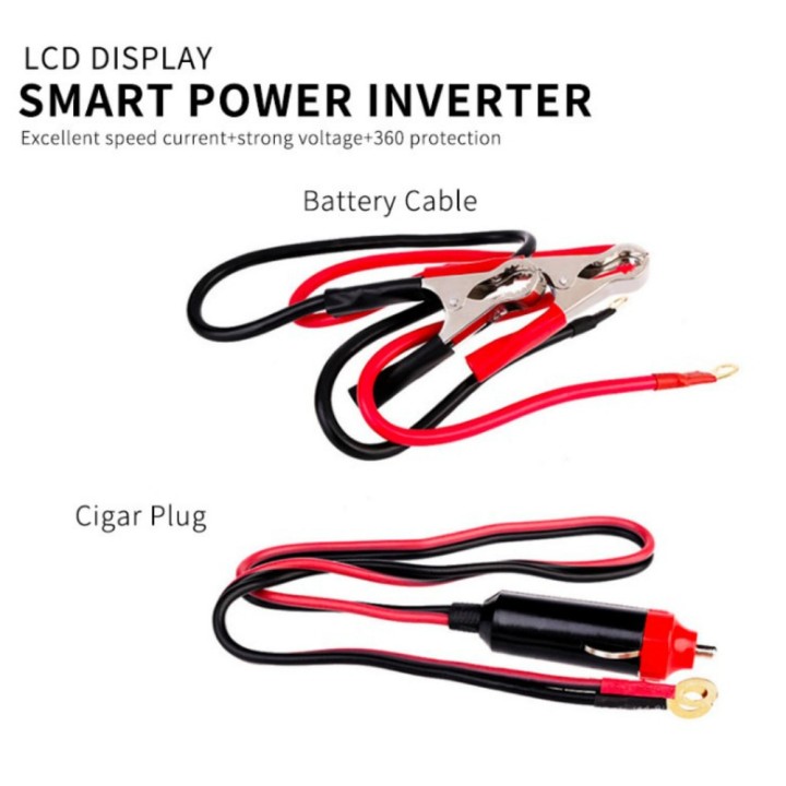 Convertisseur 220v 12v 600 Watts pure sinusoide changeur de tension jr international - 4