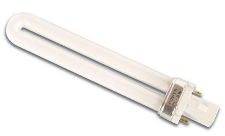 Ersatzlampe fur vtlamp3w pl 9w 6400k velleman - 1