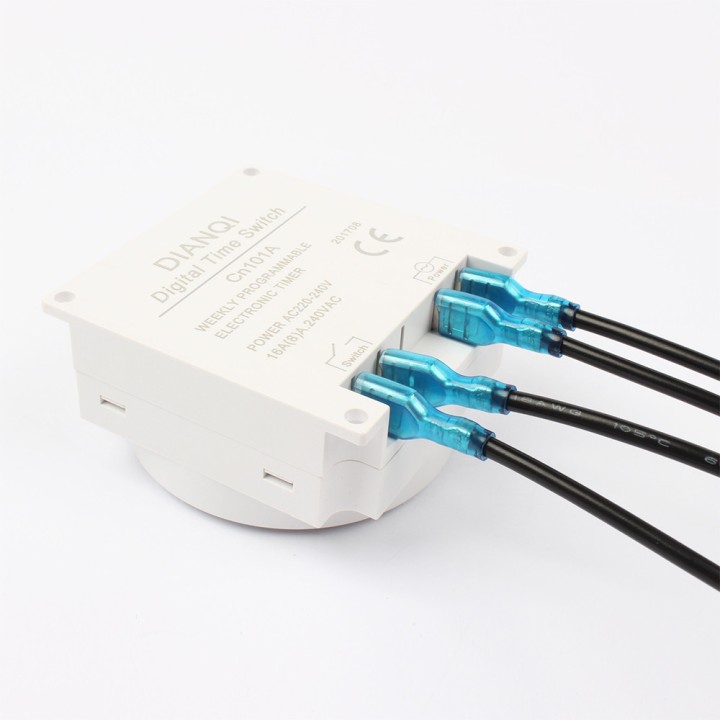 CN101A 220V LCD digital Temporizador de encendido programable Relé de conmutación 8A a 16A CN101 TEMPORIZADOR Temporizador tempo