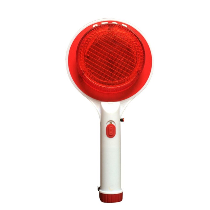 Indicatore luminoso a LED bidirezionale ricaricabile a LED per segnaletica stradale jr international - 5