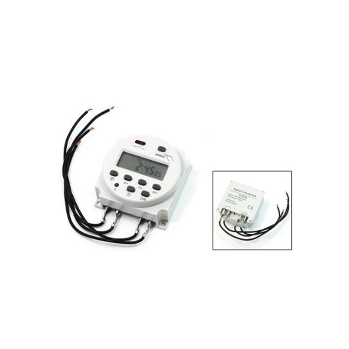 CN101 DC 12V Digital LCD Leistung programmierbare Timer Zeitrelais-Schalter