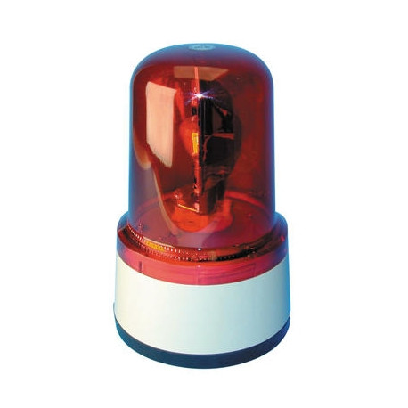 Electrical rotating light 12vdc 35w red fixed rotating light light warning emergency lights warning light systems for fire polic