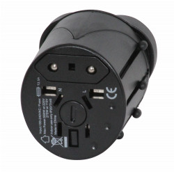 Universal electric outlet adapter 150 countries europe travel travel11 hq-usa uk japan swiss jr international - 6