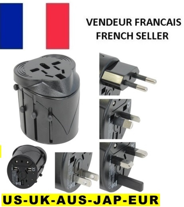 Universal electric outlet adapter 150 countries europe travel travel11 hq-usa uk japan swiss jr international - 7