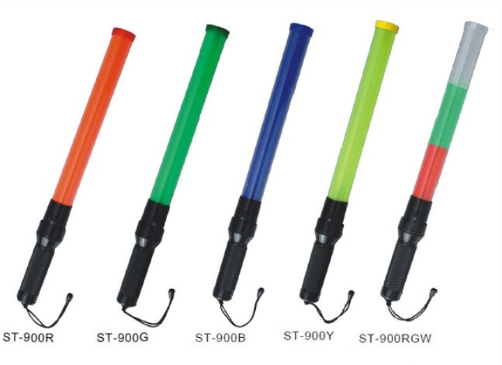 10 Baton luce GM torcia ricaricabile rosso segnalazione polizia stradale aereo aeroplano jr  international - 9