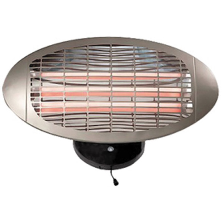 Estufa de cuarzo para exteriores de 1500 w con montaje para pared hq hq - 1