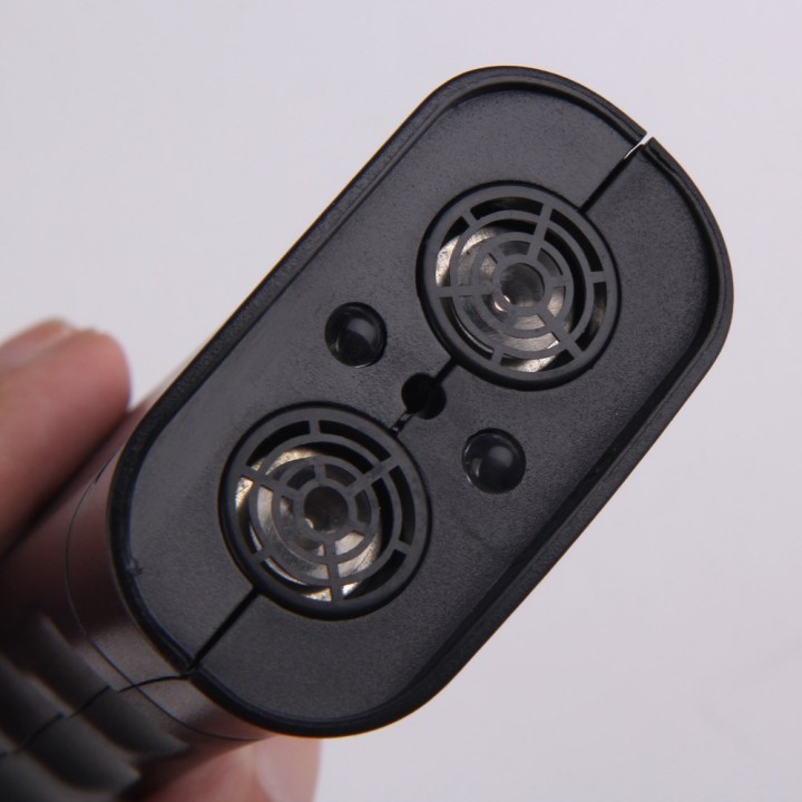 Il doppio dirige ultrasuoni scacciacani / Super Dog Chaser e traning cane con luce LED e laser 4 in 1 jr international - 5