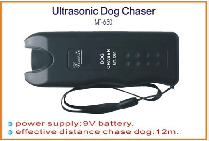Jefes doble ultrasónica del reflector del perro / Super Dog Chaser y traning perro con luz LED y láser 4 en 1 jr international -