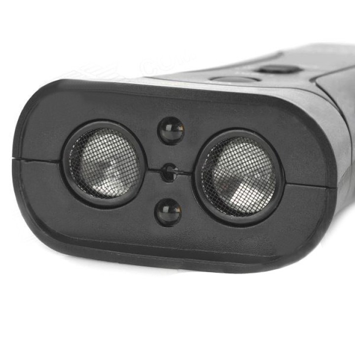 Il doppio dirige ultrasuoni scacciacani / Super Dog Chaser e traning cane con luce LED e laser 4 in 1 jr international - 10
