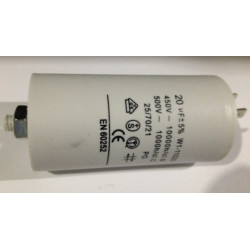 2 AC 450V 20UF 5% Polypropylene Film Washer Motor Capacitor White Capacitor 20 mf micro farad 450v 50 60 hz fixapart - 1