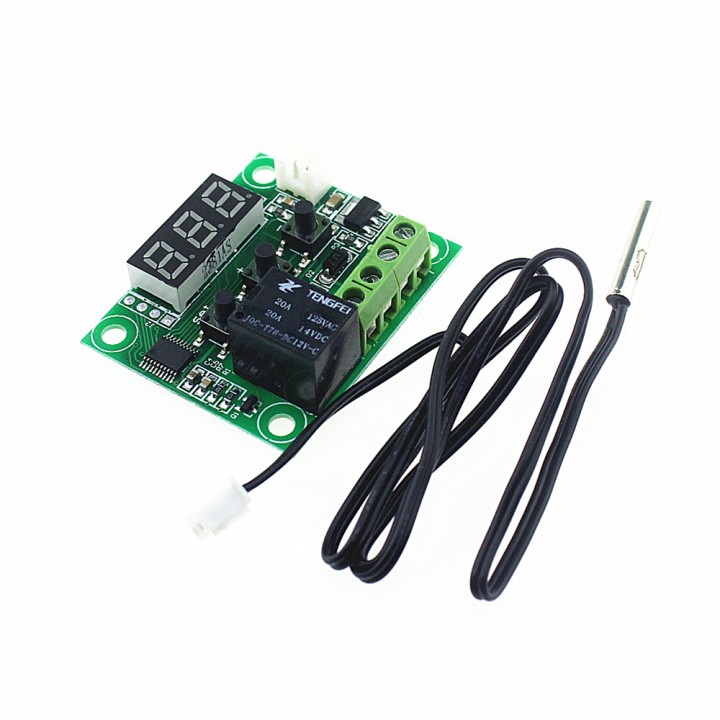 W1209 DC12V Digital Cool Heat temp Thermostat Thermometer Temperature Control On/Off Switch -50-110C Temperature Control Switch 