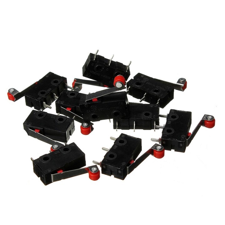 100 Palanca de la palanca del rodillo Terminales de PCB Límite micro Interruptor de cierre / cierre normal eclats antivols - 4