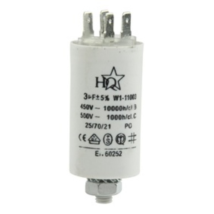 Mf mikrofarad kondensator 3?f 450v 50/60 hz motorinbetriebnahme w1 11.003 wohnung pod fixapart - 1