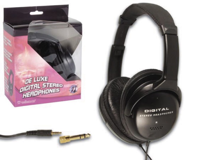 Digital cuffie audio stereo ascolto 105db presa audio stereo jack da 3,5 adattatore hpd11 6,35 jr  international - 3