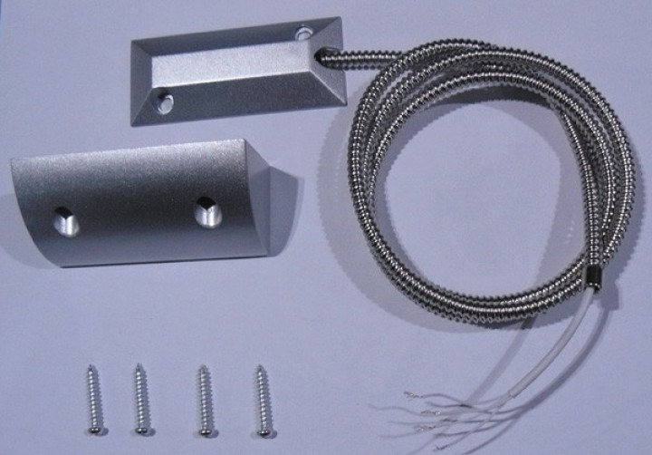 Contacteur ouverture 1.2m blinde detecteur magnetique 450fr alarme contact nf saillie ms-52m fracarro - 1