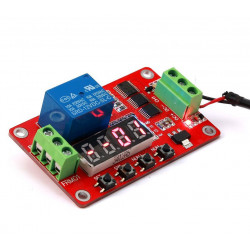 Multifunction self-lock relay cycle timer module plc home automation delay 12v h-tronic - 10