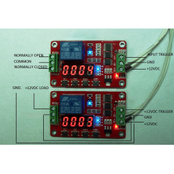 2 X Multifunción auto -lock relay timer ciclo módulo plc domótica delay 12v jr international - 10