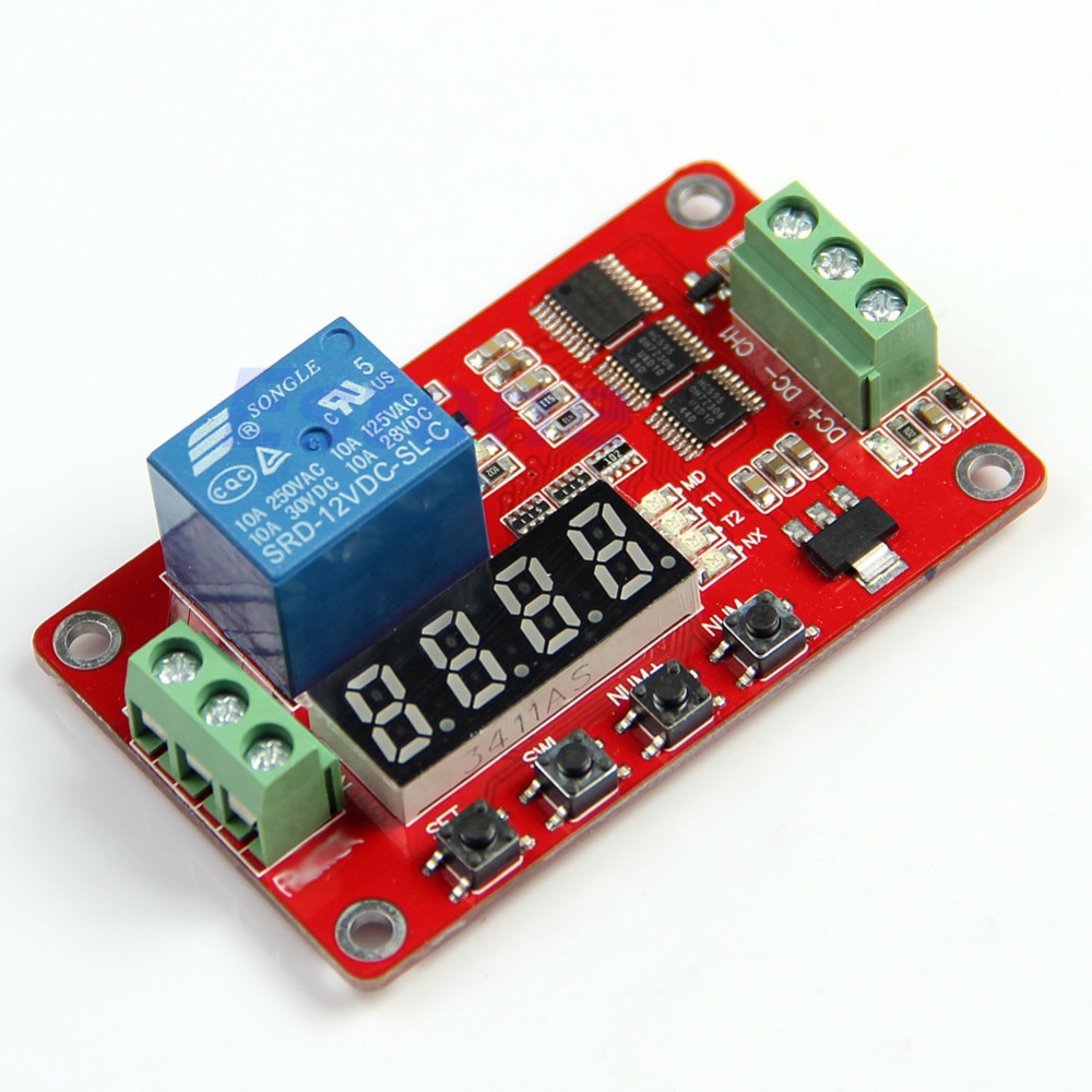 2 X Multifunction self-lock relay cycle timer module plc home ...