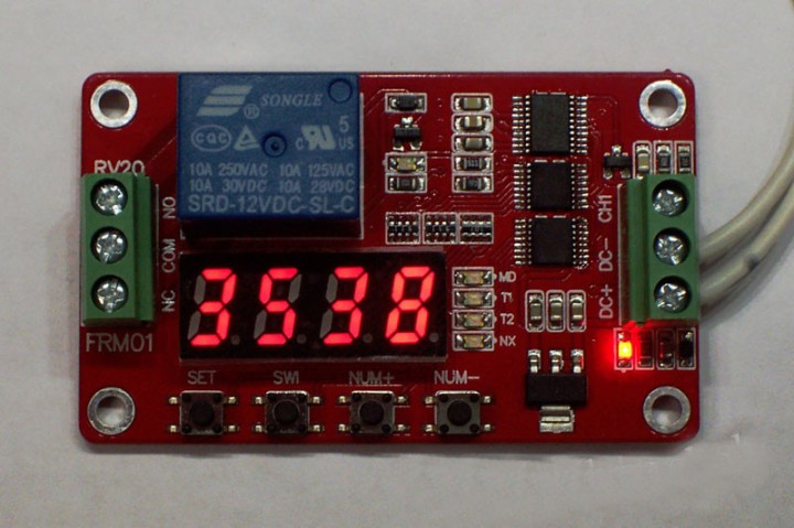 5 X Multifunzione auto -lock relay cycle timer modulo plc home automation delay 12v jr international - 13