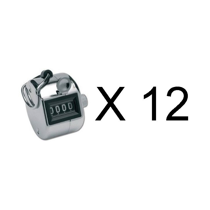 12 Contador de visitas metal manual personas mercancias cnt1 contar personas, vueltas, puntuación del golf gogo - 7