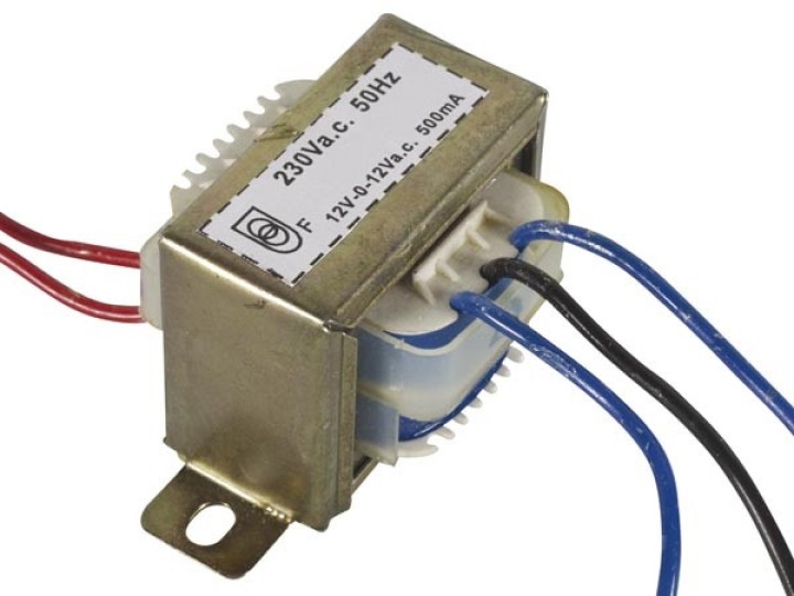 2x12v marco transformador 12va 500ma ref: 212012c velleman - 1