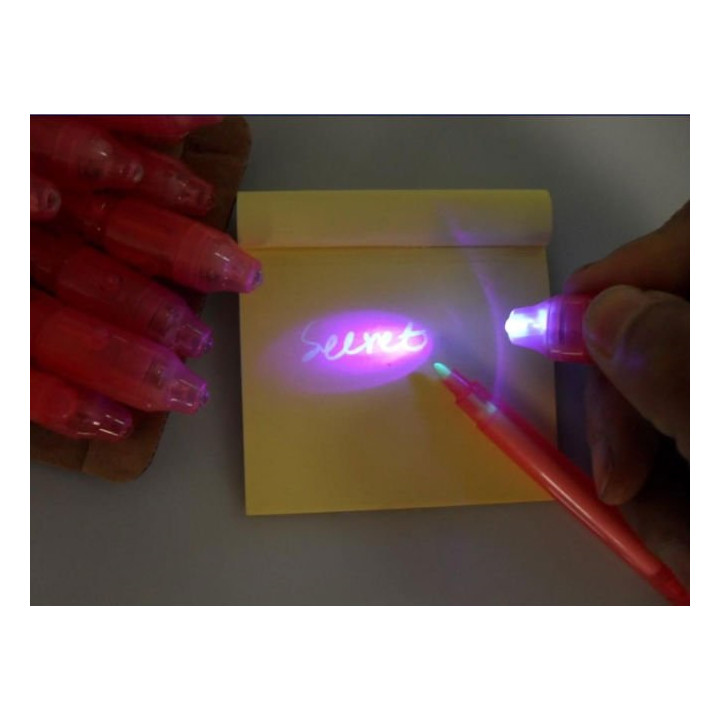 Filzstift tinte uv unsichtbare uv-lampe mit rosa tagesordnung jr international - 2