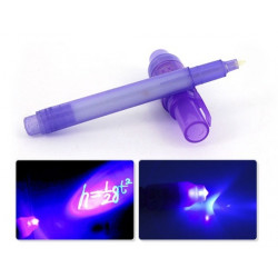 A felt pen ink ultraviolet invisible ultraviolet lamp with pink agenda jr international - 5