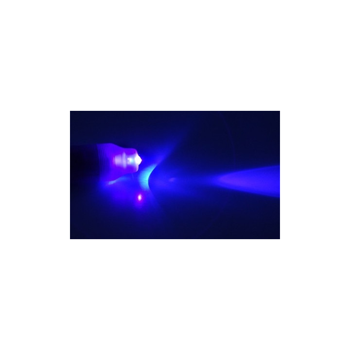 Una tinta de rotulador ultravioleta lámpara ultravioleta invisible con la agenda de rosa jr international - 7