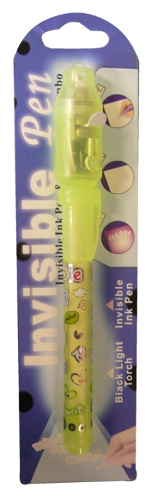 Una tinta de rotulador ultravioleta lámpara ultravioleta invisible con la agenda verde jr international - 1