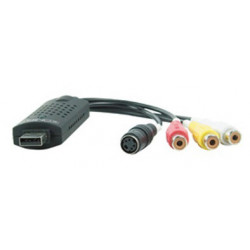 Elektronischer adapter editor konvertor audio video usb rca logiciel 2.0 konig cmp usbvg5