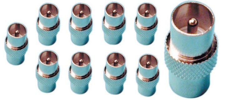 Adapter tv stecker tv stecker 10 stucke stecker tv adapter zubehor fur fernsehen adapter adapter jr international - 1
