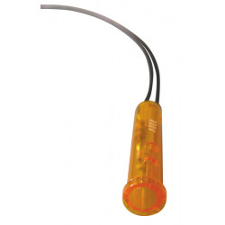 Round 7mm panel control lamp 220v amber