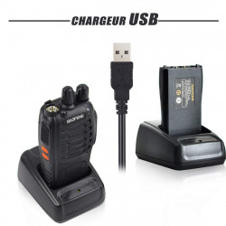 8 x Baofeng BF-888S 16 canali UHF 400-470MHz Walkie Talkie Coppia ricetrasmettitore ricetrasmettitore radio FM a 2 vie 3 km di d