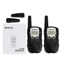 2 Talkie walkie 446mhz 8 canaux rt388 t388 bf-t3 VOX 8 Chaînes Radio Duplex UHF Proster retevis pm446